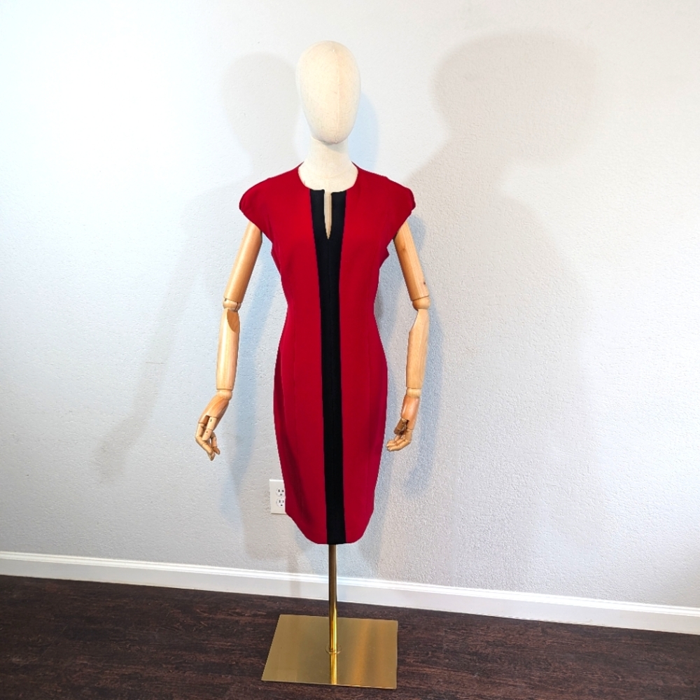 Iris Setlakwe Red Professional Sheath Dress / Large - 10